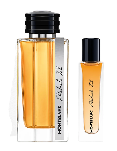 Montblanc Patchouli Ink SET - a woody patchouli fragrance set with artistic character