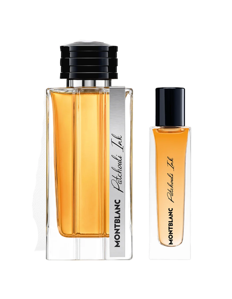 Montblanc Patchouli Ink SET - a woody patchouli fragrance set with artistic character