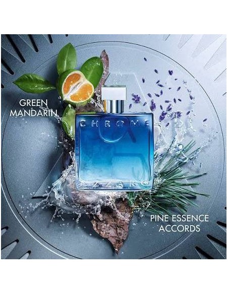 Azzaro Chrome Aqua - a fresh blue marine and citrus fragrance
