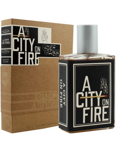 A City On Fire - a smoky, intense fragrance with fire and wood notes from Imaginary Authors