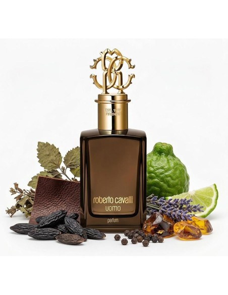 Roberto Cavalli Uomo Parfum - a woody floral parfum for the charismatic man