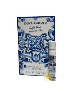 Light Blue Summer Vibes by D&G | Bergamot & Peach Summer Scent