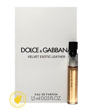 سمپل دلچه اند گابانا ولوت اگزوتیک لدر Sample Dolce&Gabbana Velvet Exotic Leather