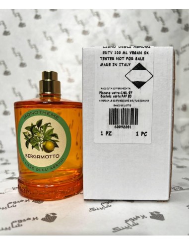 خرید تستر عطر برگاموتو مونوتم اصل | مرکباتی تلخ و تازه یونیسکس