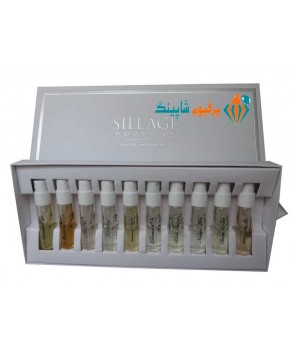 set of 10 samples House Of Sillage