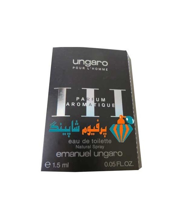 Ungaro pour l Homme III Parfum Aromatique Emanuel Ungaro for men