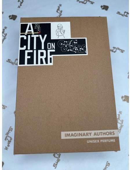 A City On Fire - a smoky, intense fragrance with fire and wood notes from Imaginary Authors